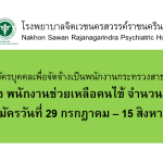 cover-ประกาศรับสมัครผู้ช่วยเหลือคนไข้